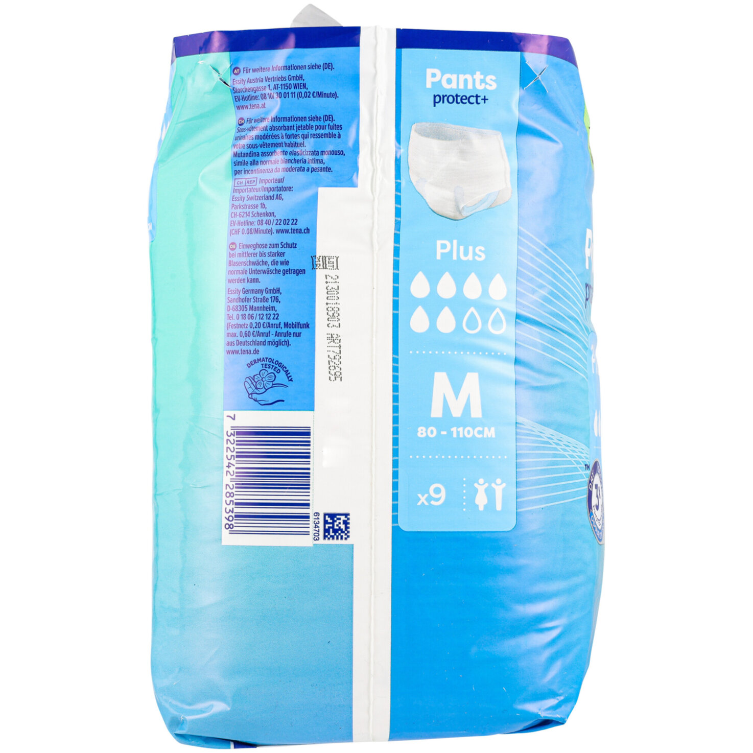 Tena Inkontinenz-Pants protect+ Plus Medium 9 Stück