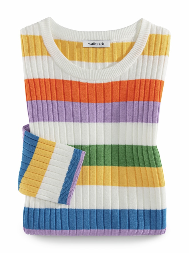 Rundhals-Pullover Hautschmeich
