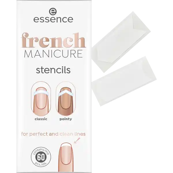 french Manicure stencils 01 French Tips & Tricks