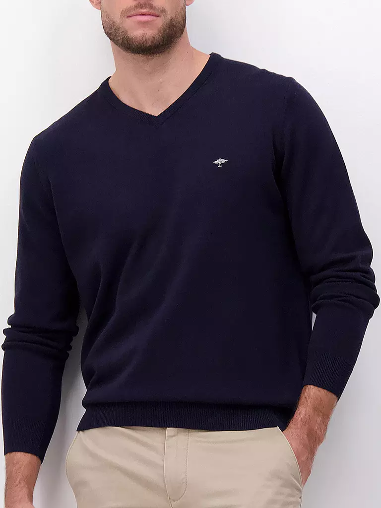 FYNCH HATTON Pullover  dunkelblau