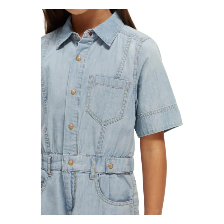 Scotch & Soda Combishort Lightweight | Denim clair