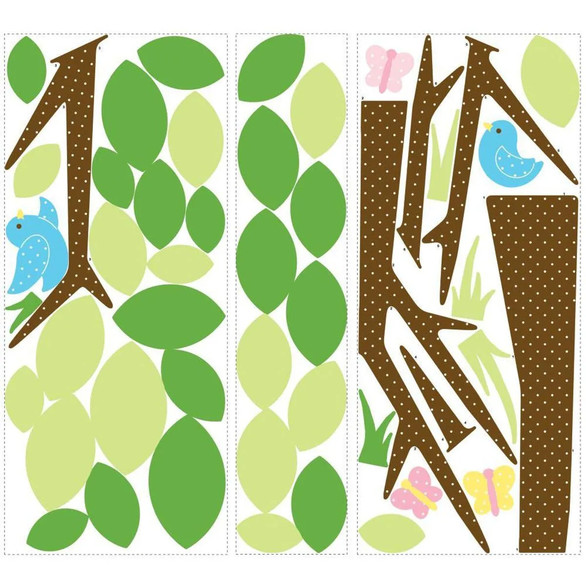 TheDecoFactory Arbre Graphique - Sticker printanier