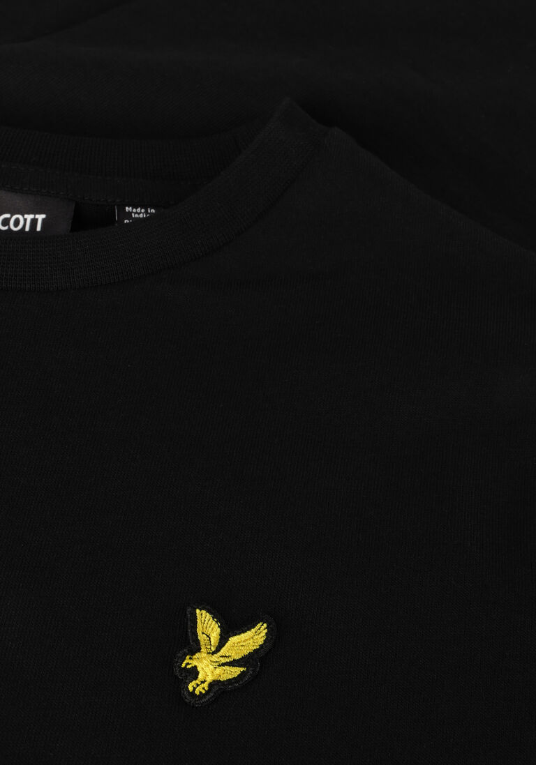 LYLE & SCOTT zwarte lyle & scott t-shirt plain t-shirt b