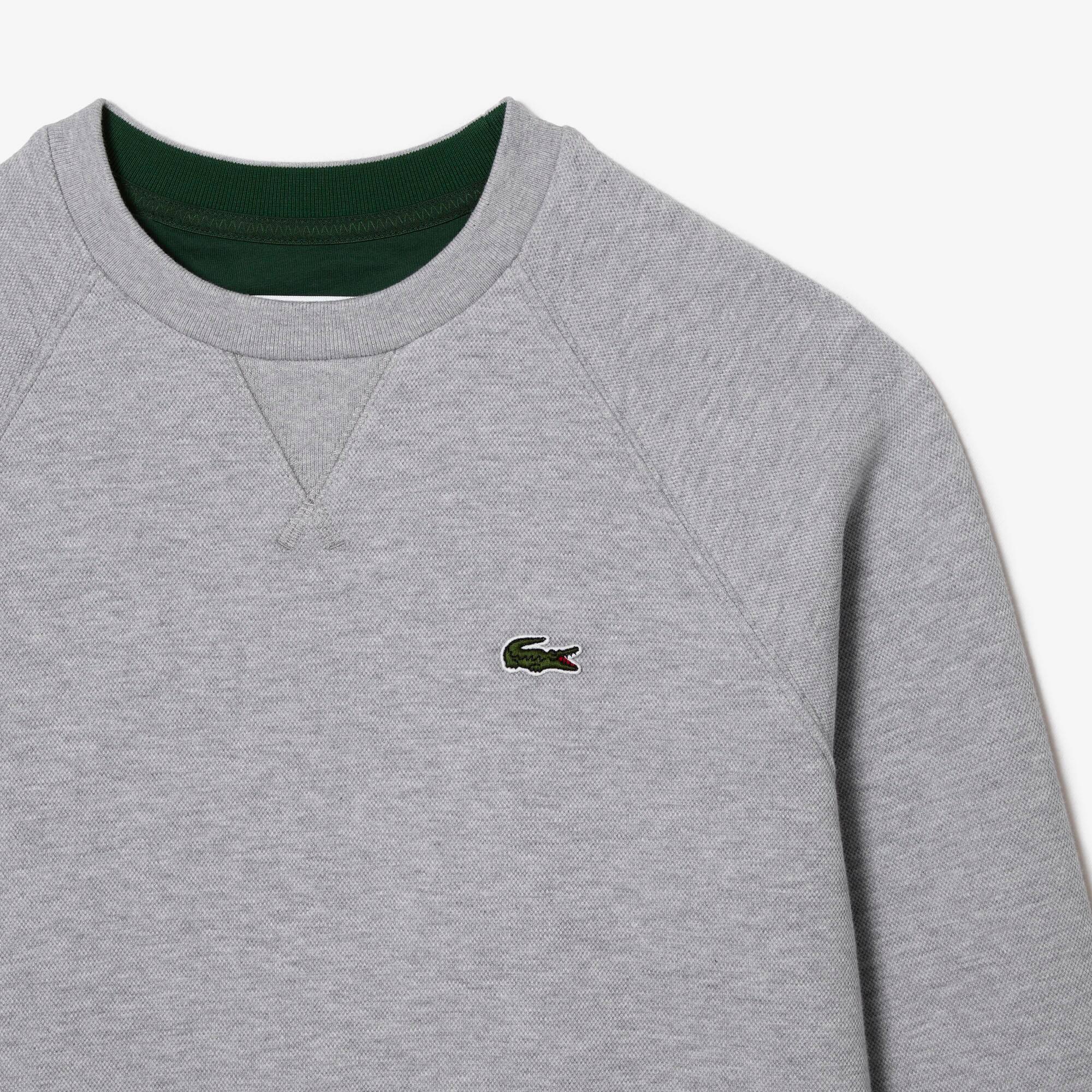 Sweatshirt Jogger à col rond double face piqué Sweatshirts - Gris - Lacoste - Femme