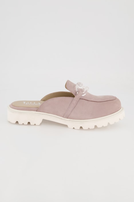 Veloursleder Mule, Weite H