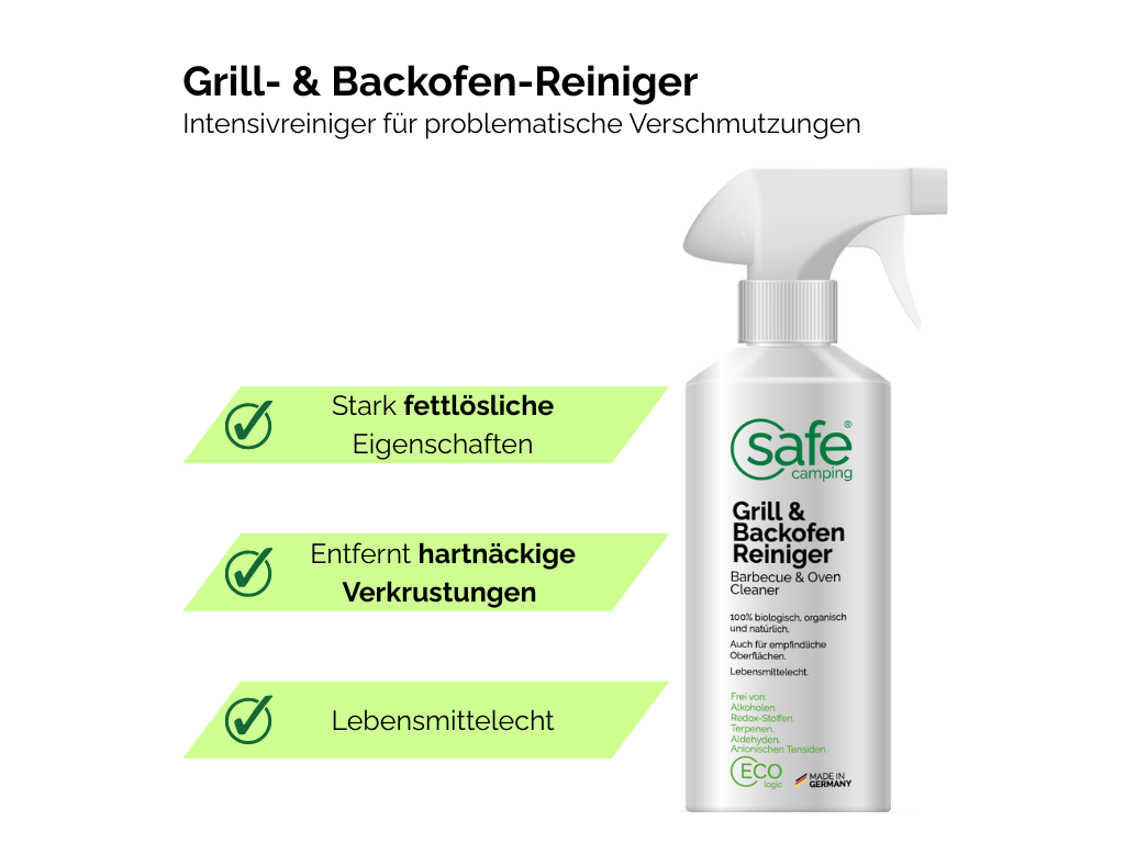 SAFE CAMPING Grill- & Ovenreiniger - 500 ml