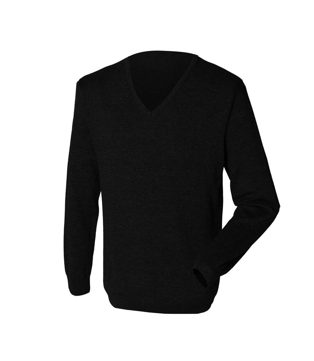 Henbury - Pullover avec col en V - Homme (Noir) - UTRW659