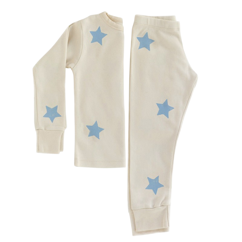 Pyjama Sternen Blau