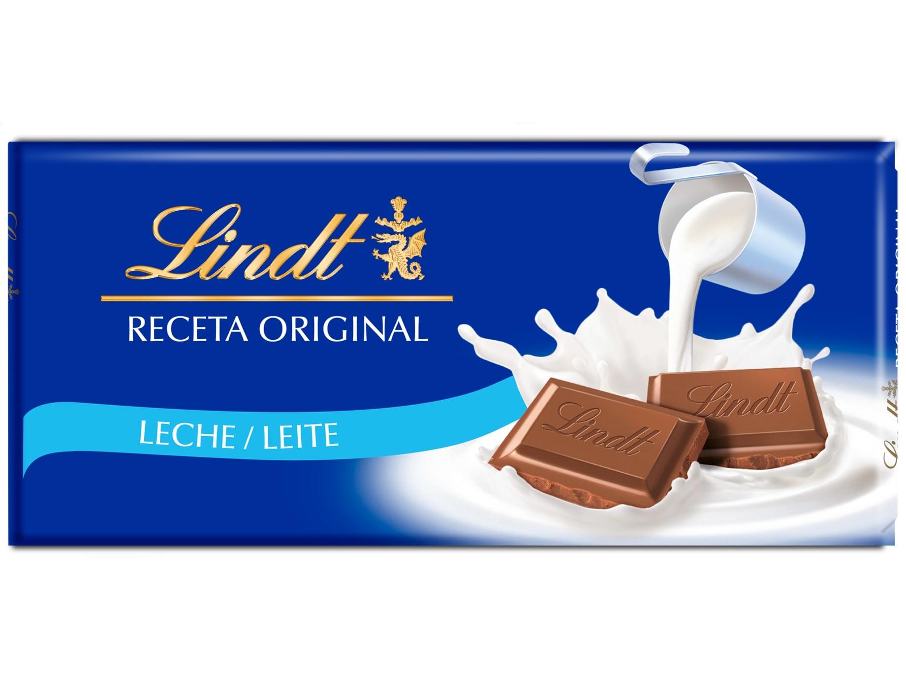 CHOCOLATE DE LEITE LINDT RECEITA ORIGINAL 100G