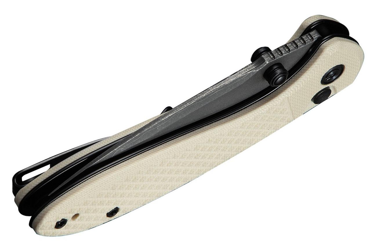 Civivi Faeger C24031-DS1 Damascus, Milled Ivory G10, zakmes