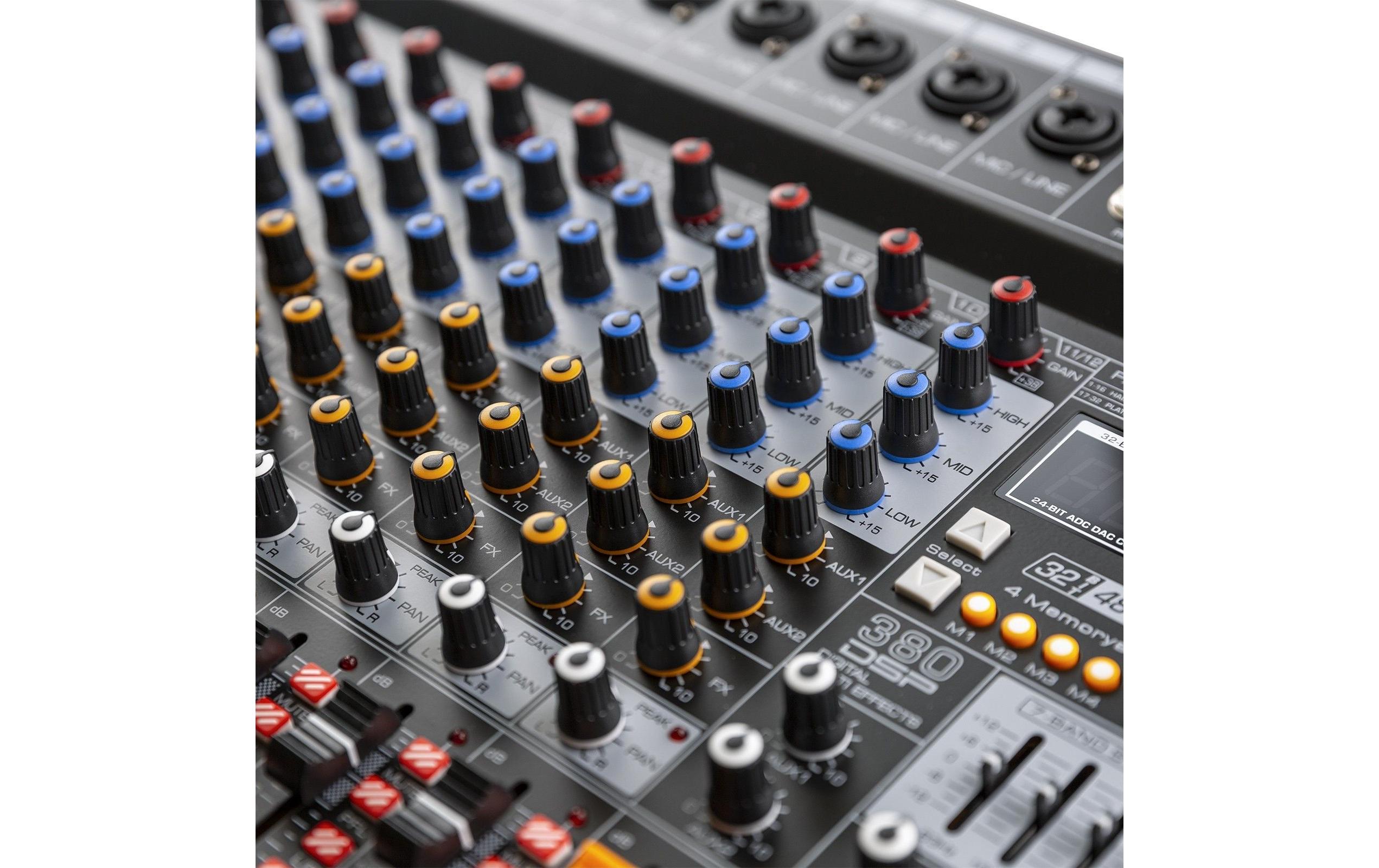 Mischpult PDM-T1204<br>Bühnenmischer mit einem 32-Bit-DSP-Effektprozessor
