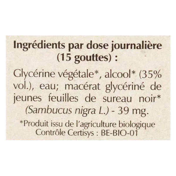 Herbalgem Macerado Concentrado de Sabugueiro Preto Orgânico 30ml