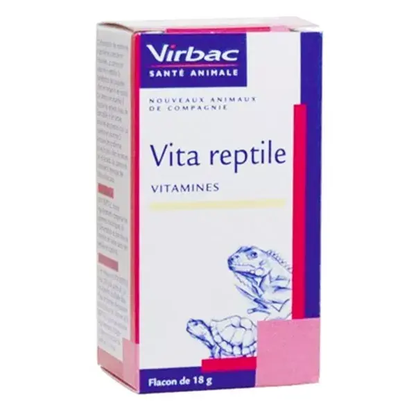 Pó oral Virbac para répteis, 18g