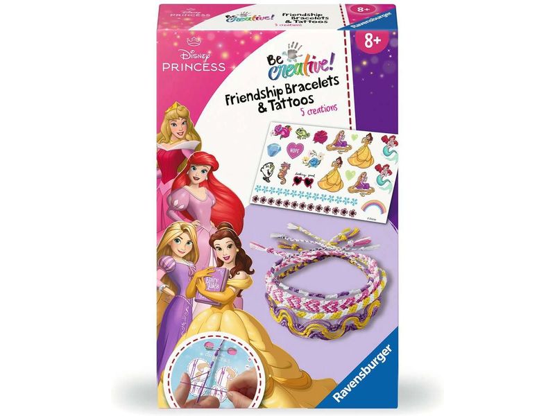 Ravensburger Bastelset BeCreative – Disnes Princes Friendsh Kreativ-Box für einzigartige DIY-Projekte