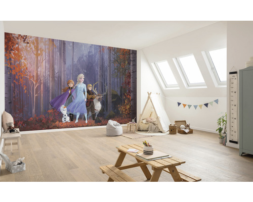 Vliesbehang IADX8-005 Into Adventure Disney Frozen Autumn Glade 8-delige set 400 x 280 cm