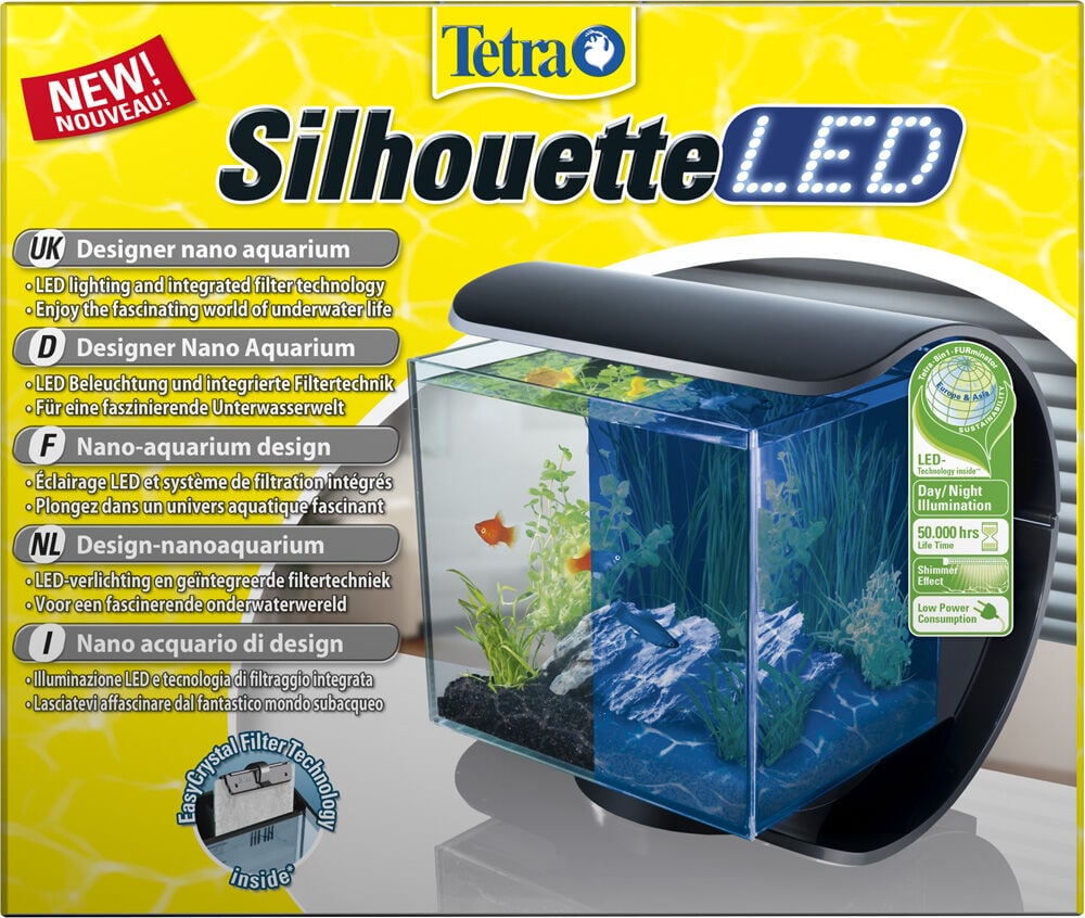 Tetra Silhouette - Aquarium - 29.5x34.5x33.5 cm