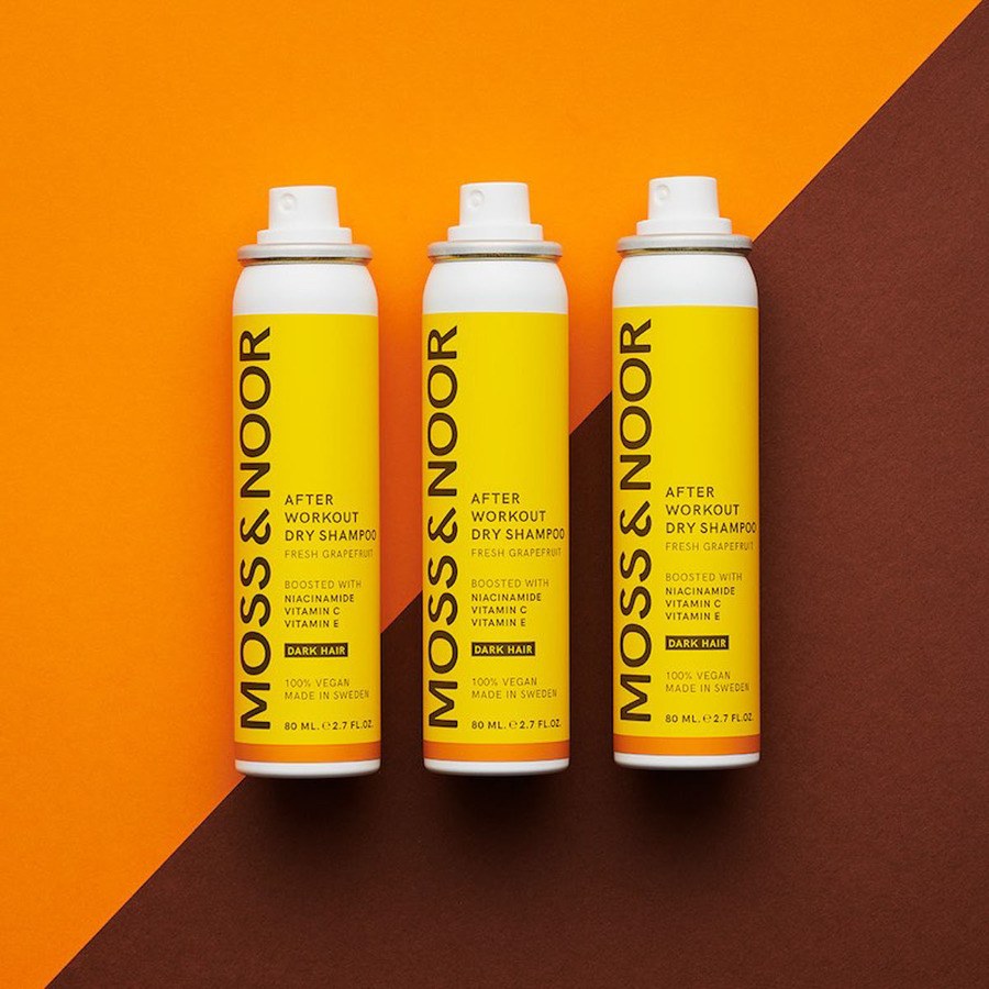Moss & Noor After Workout Dry Shampoo Dark Hair Pocket Size 3x80ml