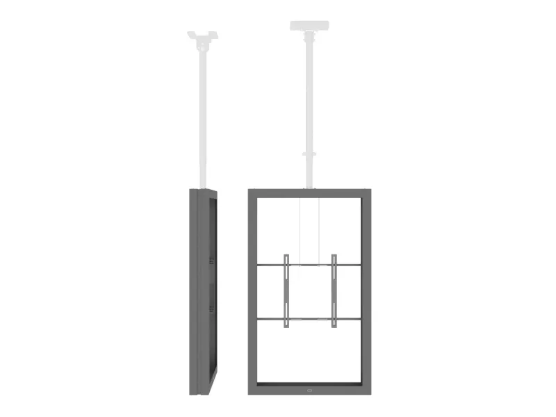 SMS Smart Media Solutions 703-014-2, Kabinet, Anthracit, Aluminium, Rustfrit stål, Loft, 200 x 200,300 x 200,300 x 300,400 x 200,400 x 400,400 x 300, 139,7 cm (55