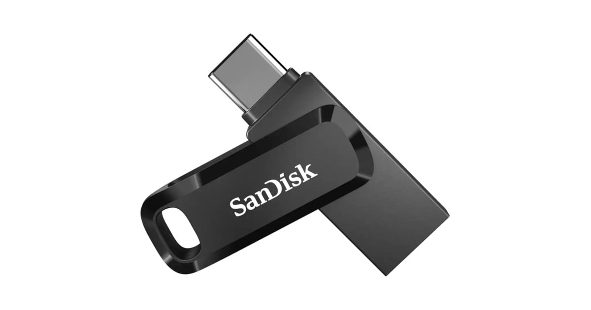 SanDiskUltra Dual Drive Go USB Type-C™ - 1TB usb-stick  (Zwart)