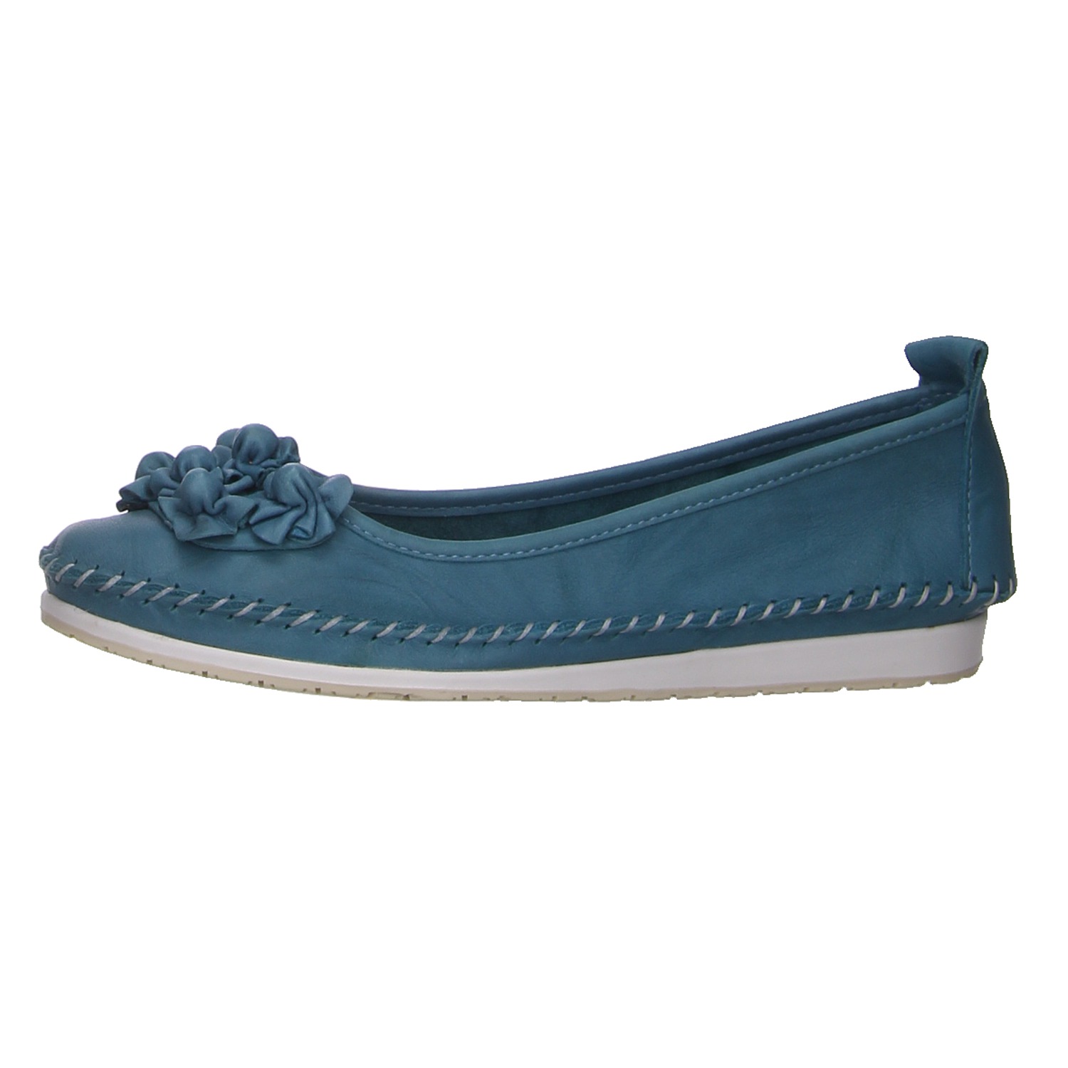 Andrea Conti Ballerinas türkis blau