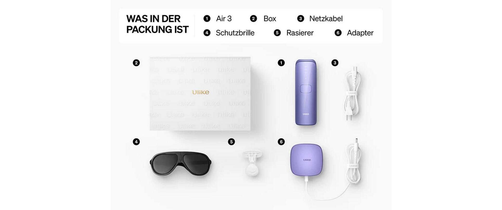 IPL-Haarentferner »Ulike Air 3« 1000000 Lichtimpulse