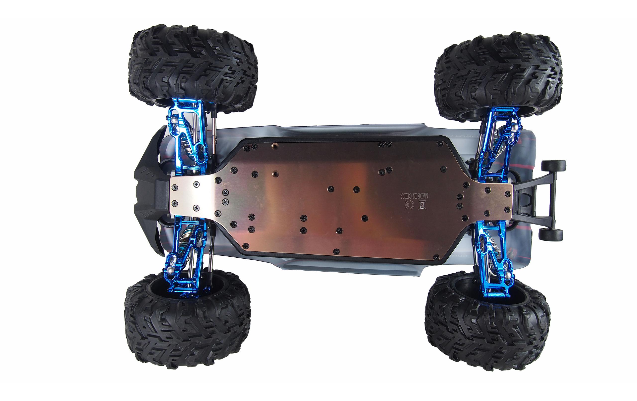 Monster Truck Crusher Brushless 4WD RTR, 1:10<br>Brushless Monstertruck mit vielen Metall-Teilen und 80 km/h Topspeed
