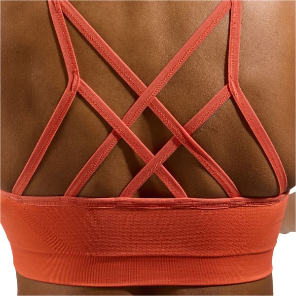 Brassière running ODLO SPORTS BRA SEAMLESS SOFT W LIVING CORAL/GREY MELANGE