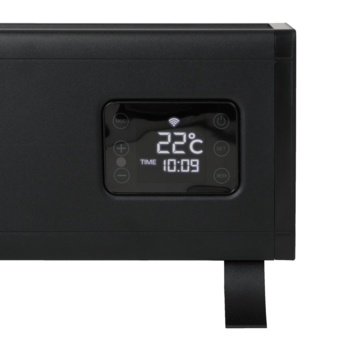 Eurom Alutherm Baseboard 2000 Zwart met WiFi