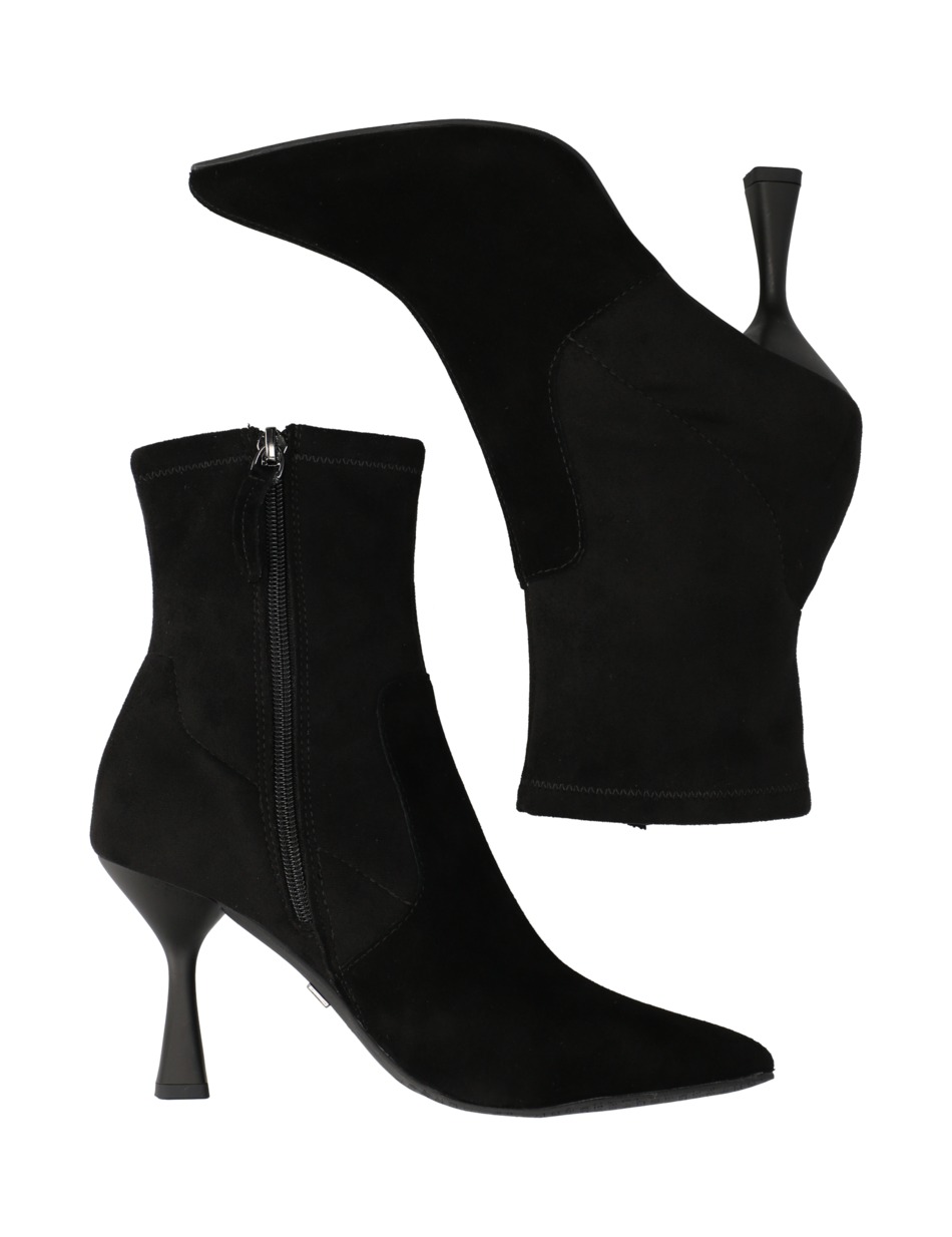Lederkombination Stiefelette