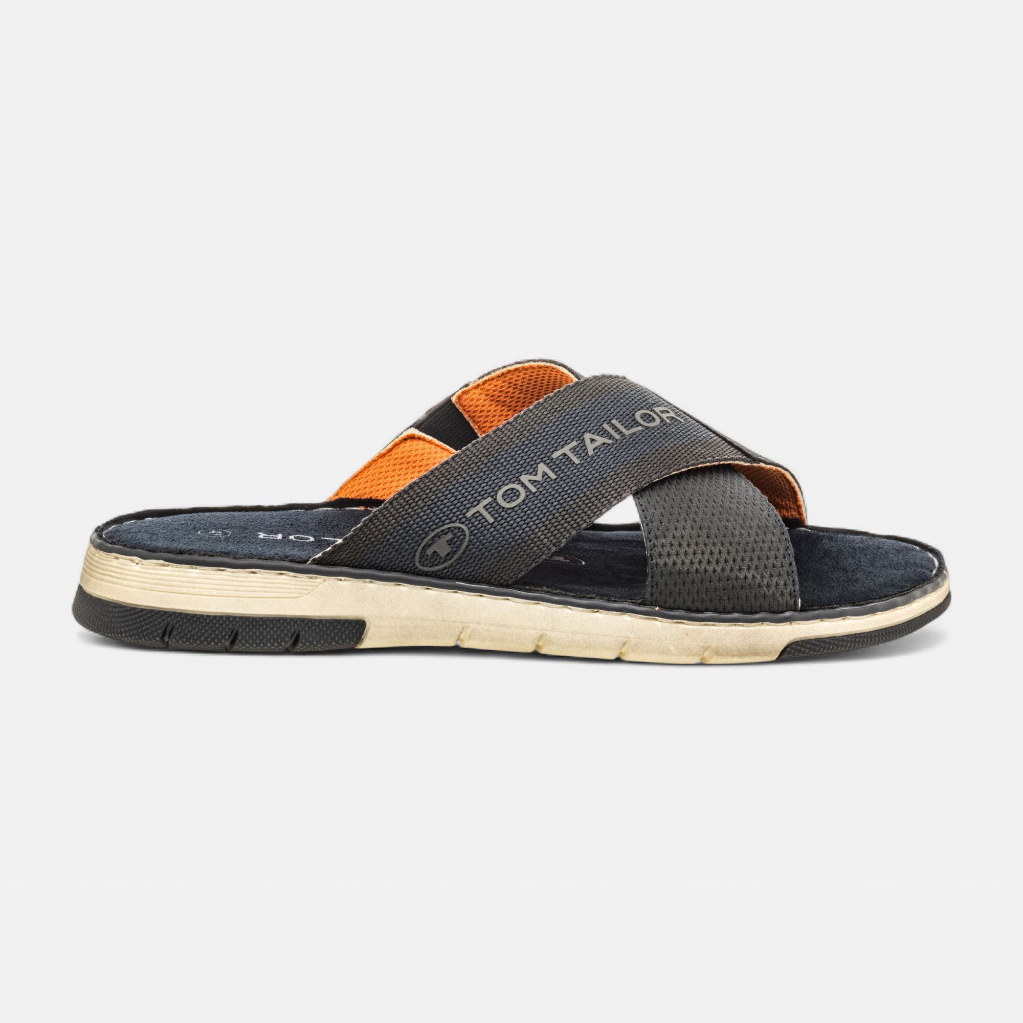Mules Homme bleu marine