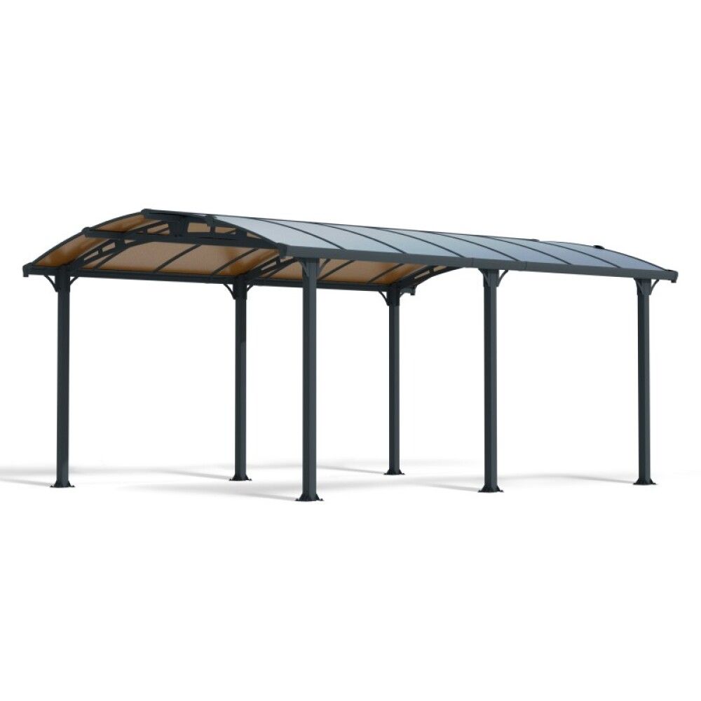 PAVILJONG CANOPIA TUSCON HARDTOP 5000 3,6X5M BRONSE/GRÅ
