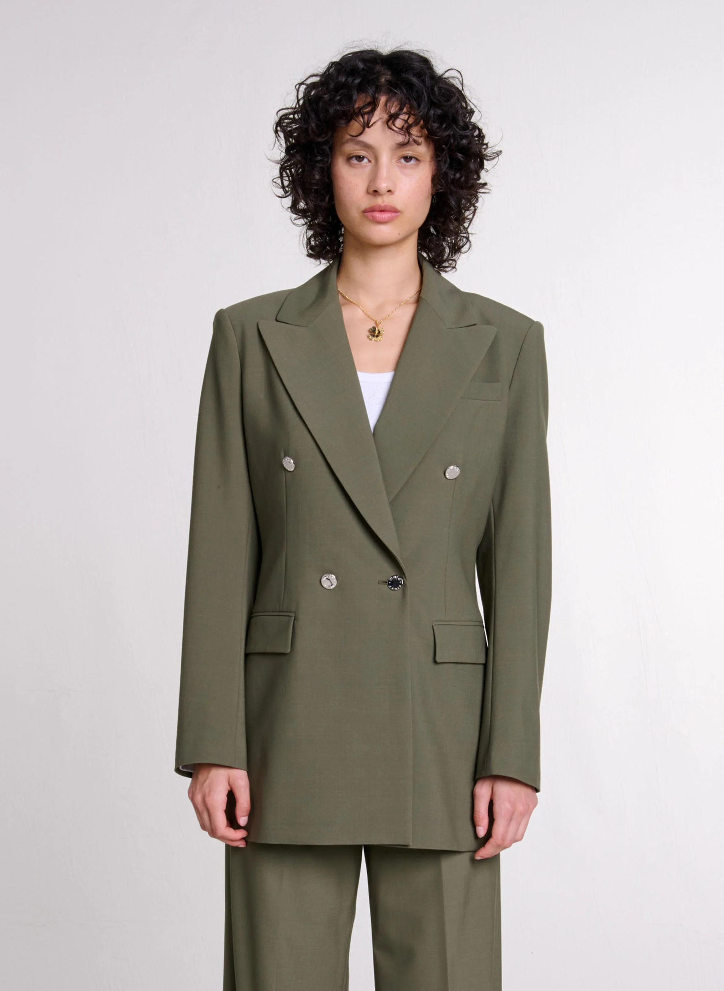 Veste de tailleur esprit officier | Kaki