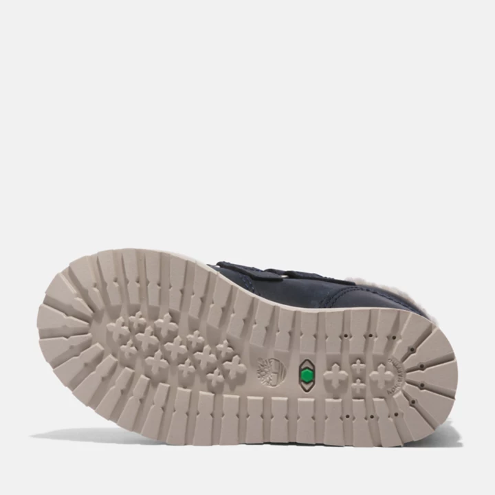Bota infantil Pokey Pine com fecho de velcro na cor azul marinho.