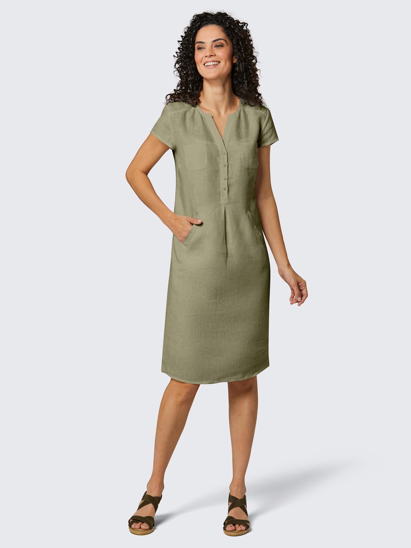 Robe en lin pur lin