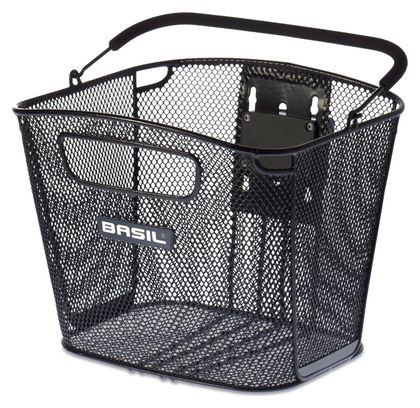 BASIL Panier À Vélo Bold Front Kf 28 X 34 X 27 Cm - Noir