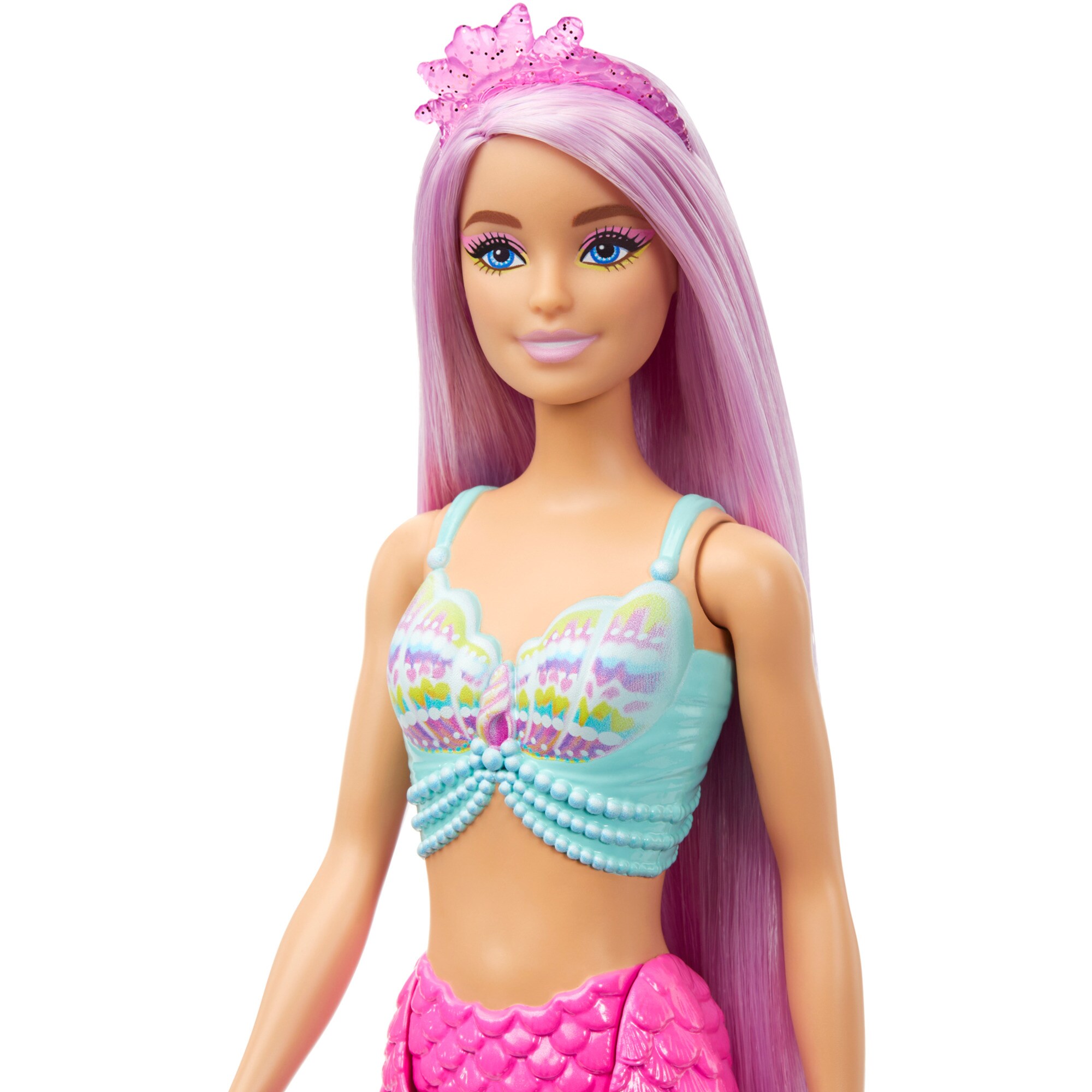 Mattel Puppe Barbie Dreamtopia New Long Hair Fantasy Meerjungfrauen-Puppe