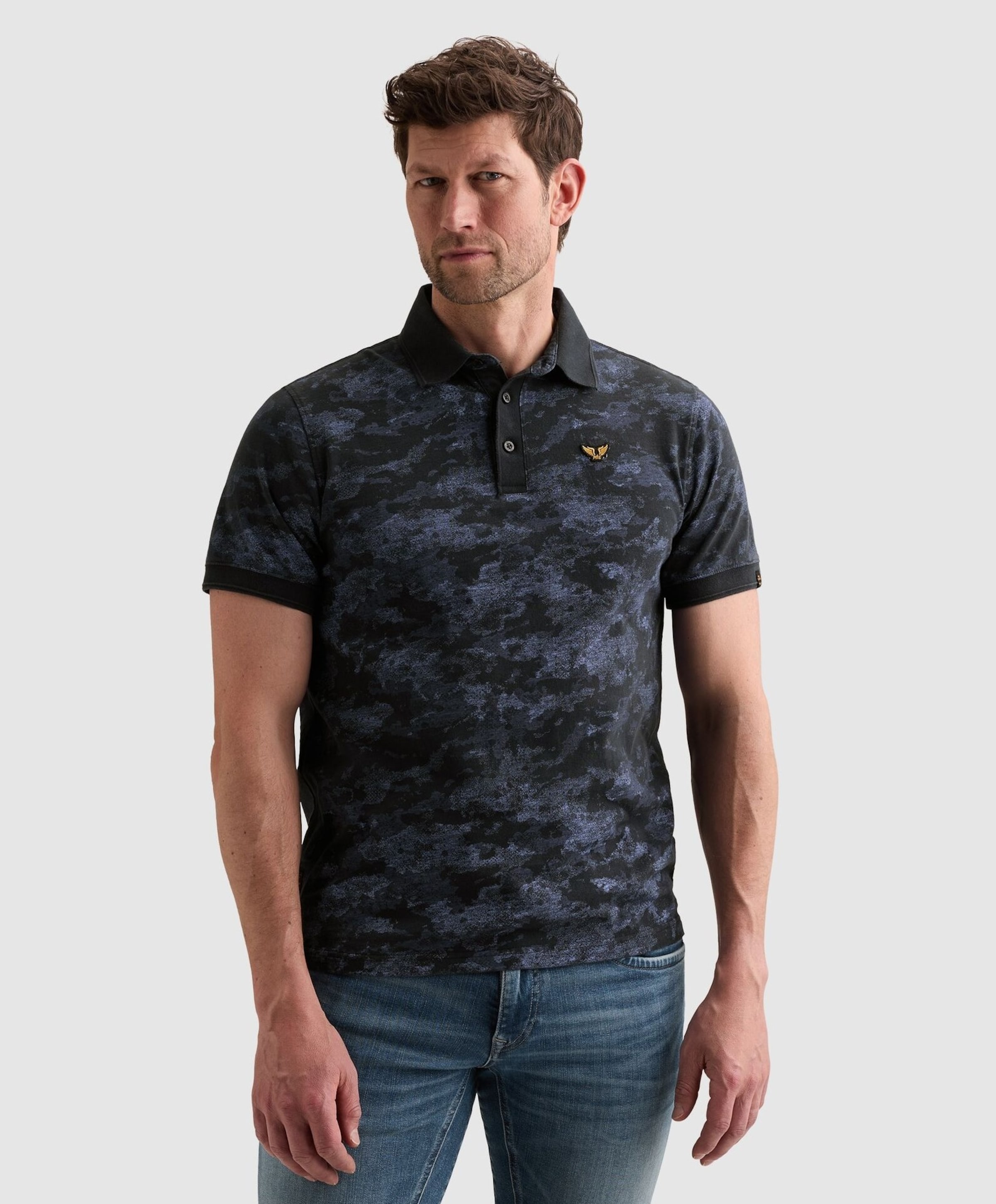 PME Legend Heren polo grijs