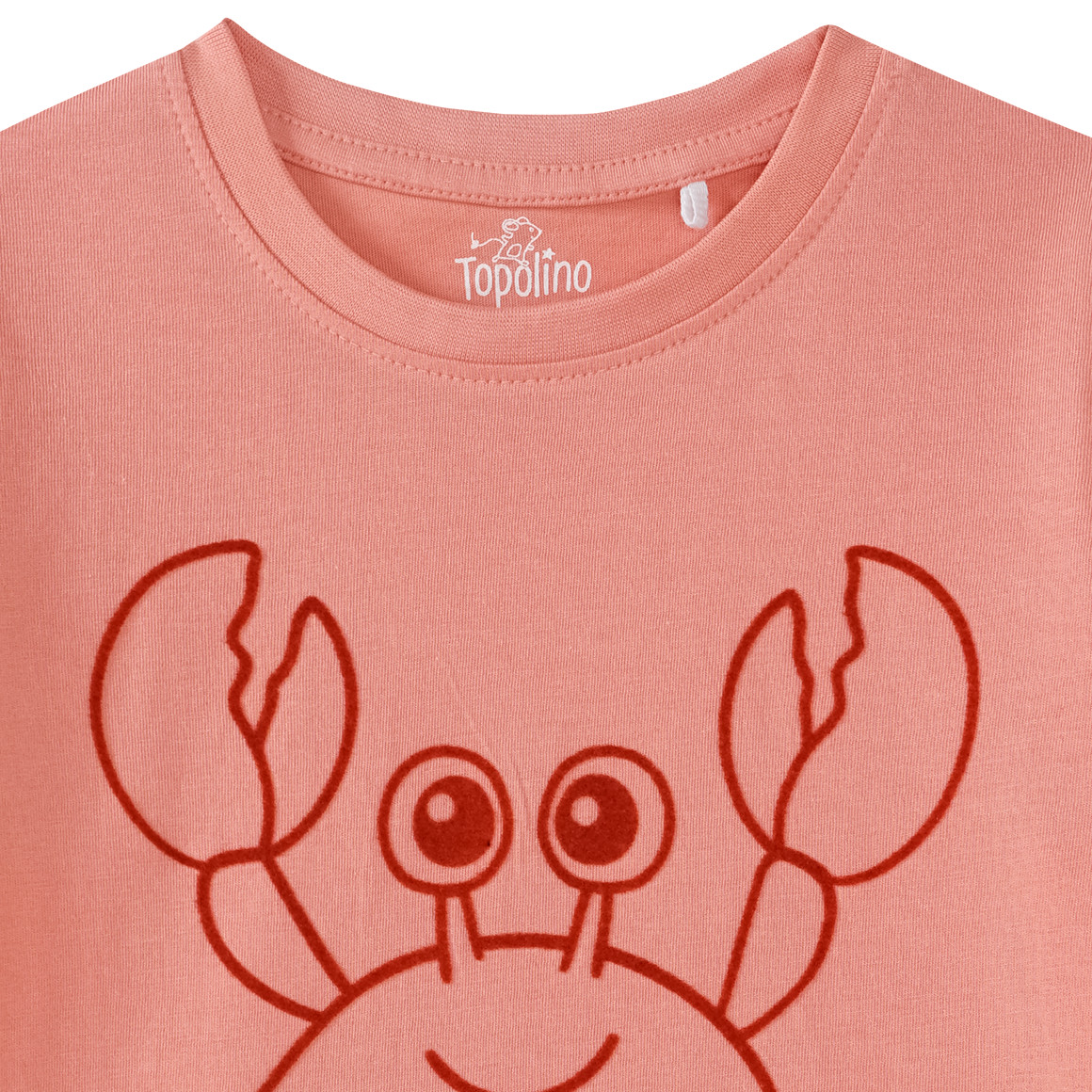 Topolino Jungen T-Shirt mit Krabben-Motiv hellorange