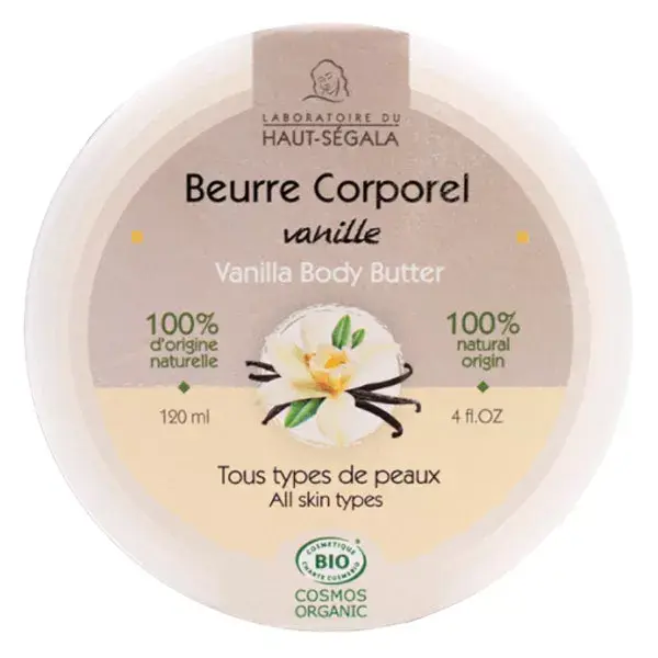Manteiga Corporal de Baunilha Orgânica Haut Ségala 120ml