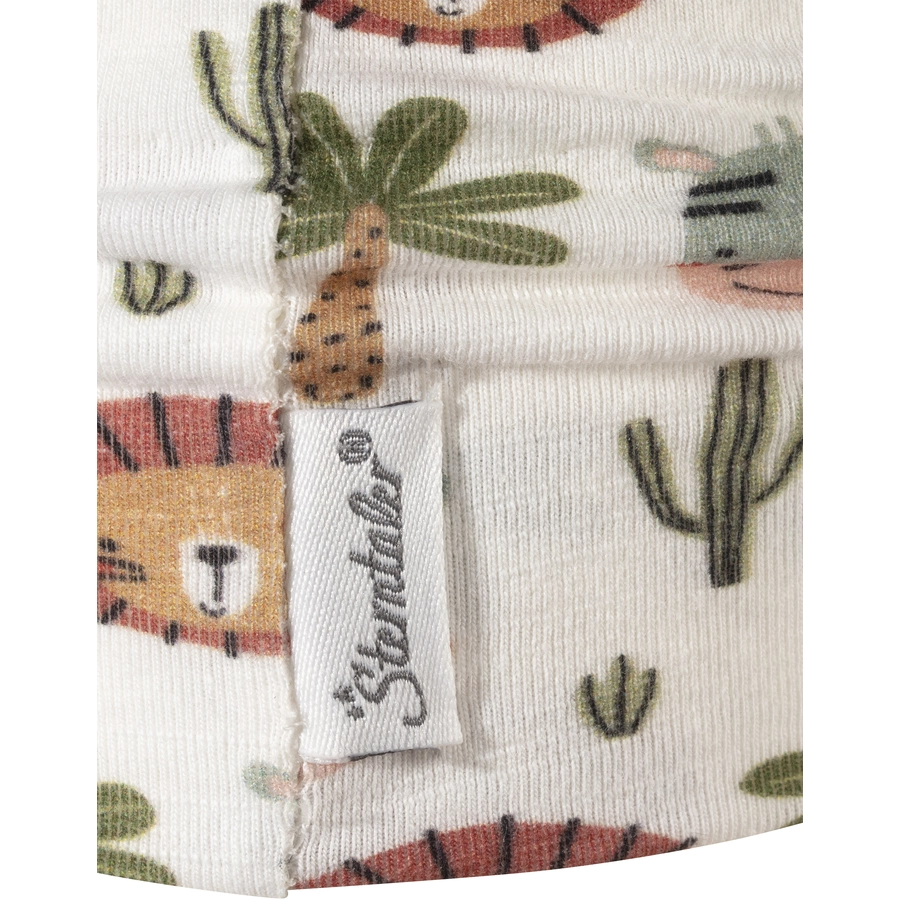 Sterntaler Slouch-Beanie Safaritiere ecru