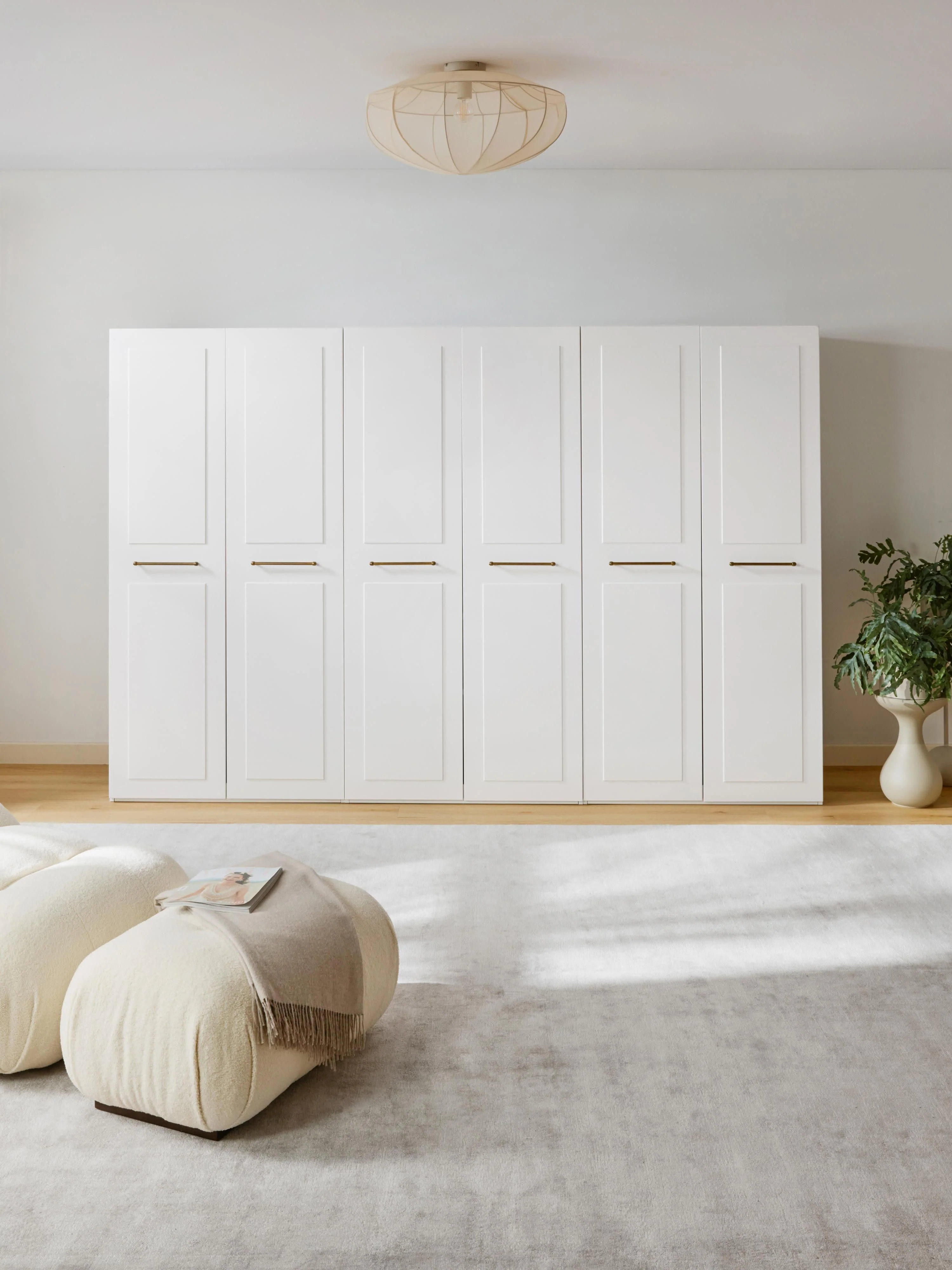 Modulaire draaideurkast Charlotte, 300 cm breed, diverse varianten