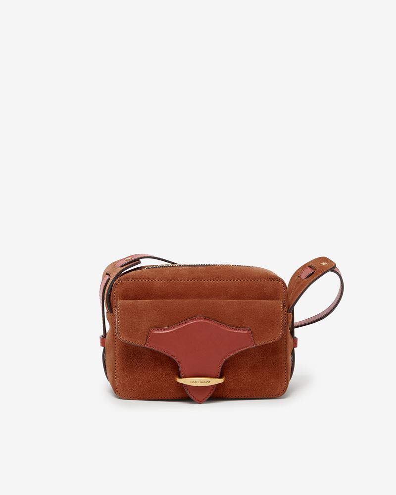 WASY SAC CAMERA EN CUIR VELOURS