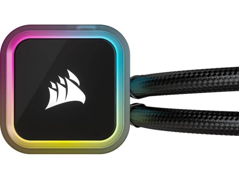 Corsair Wasserkühlung iCUE H115i RGB ELITE Schwarz AIO Flüssigkeitskühler für Intel und AMD Prozessorsockel