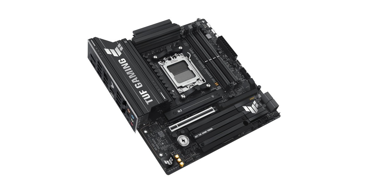 ASUSTUF Gaming B850M-PLUS WIFI socket AM5 moederbord  (2.5 GbE-LAN, Wi-Fi 6E, BT, Sound, µATX)