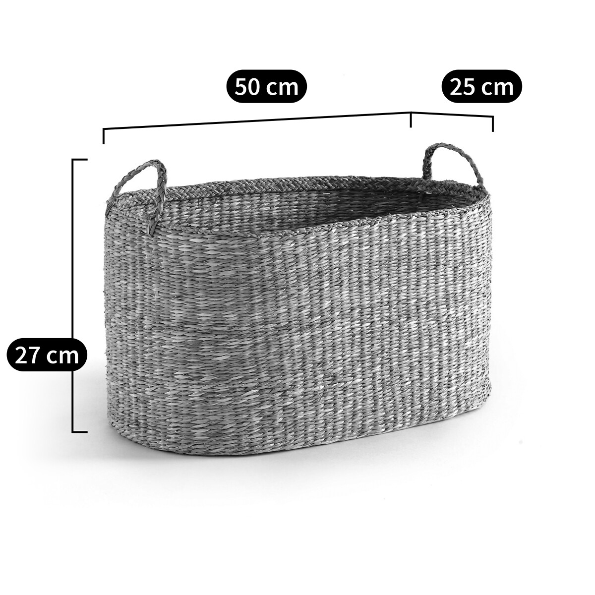 LA REDOUTE INTERIEURS<br>Cesta em tecido herbário Dancie
