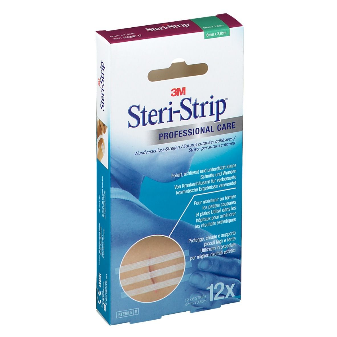 Steri Strip steril 6 mm x 38 mm