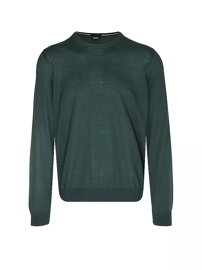 BOSS Pullover Slim Fit LENO-P dunkelgrün