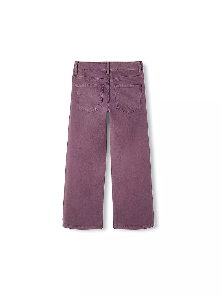 NAME IT Mädchen Hose Wide Fit NKFROSE  beere