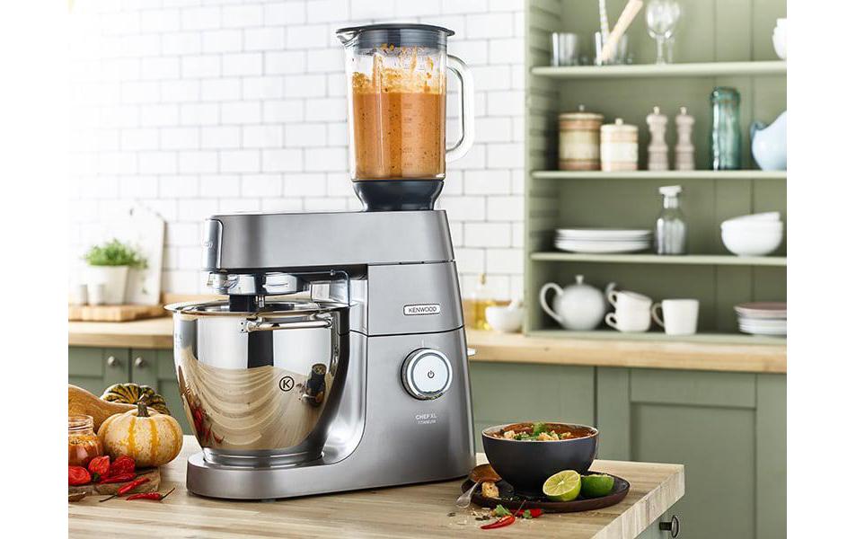 Mixer-Aufsatz KAH359GLHitzeresistenter Glaskrug-Mixeraufsatz mit Rührstab und Edelstahlklingen
