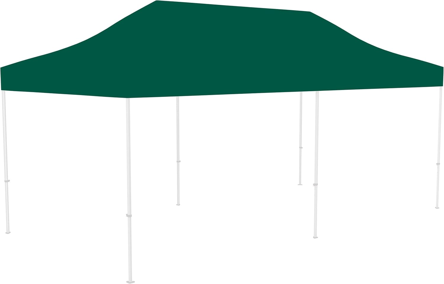 Vispronet Zeltdach in versch. Farben/Größen passend für Faltpavillon Basic, Select & Eco (3 x 6 m, Grün)